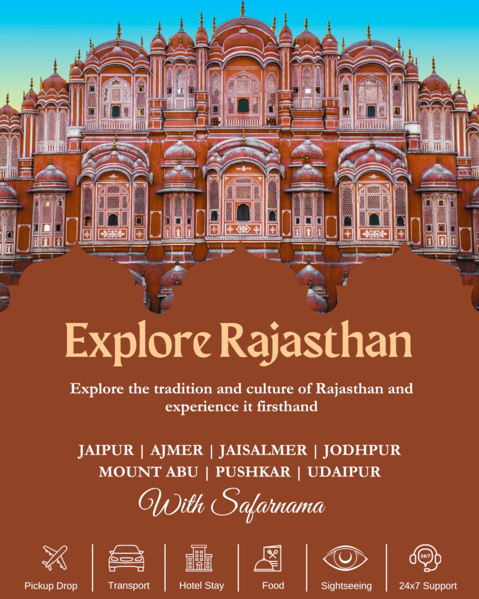 Rajasthan Travel Poster